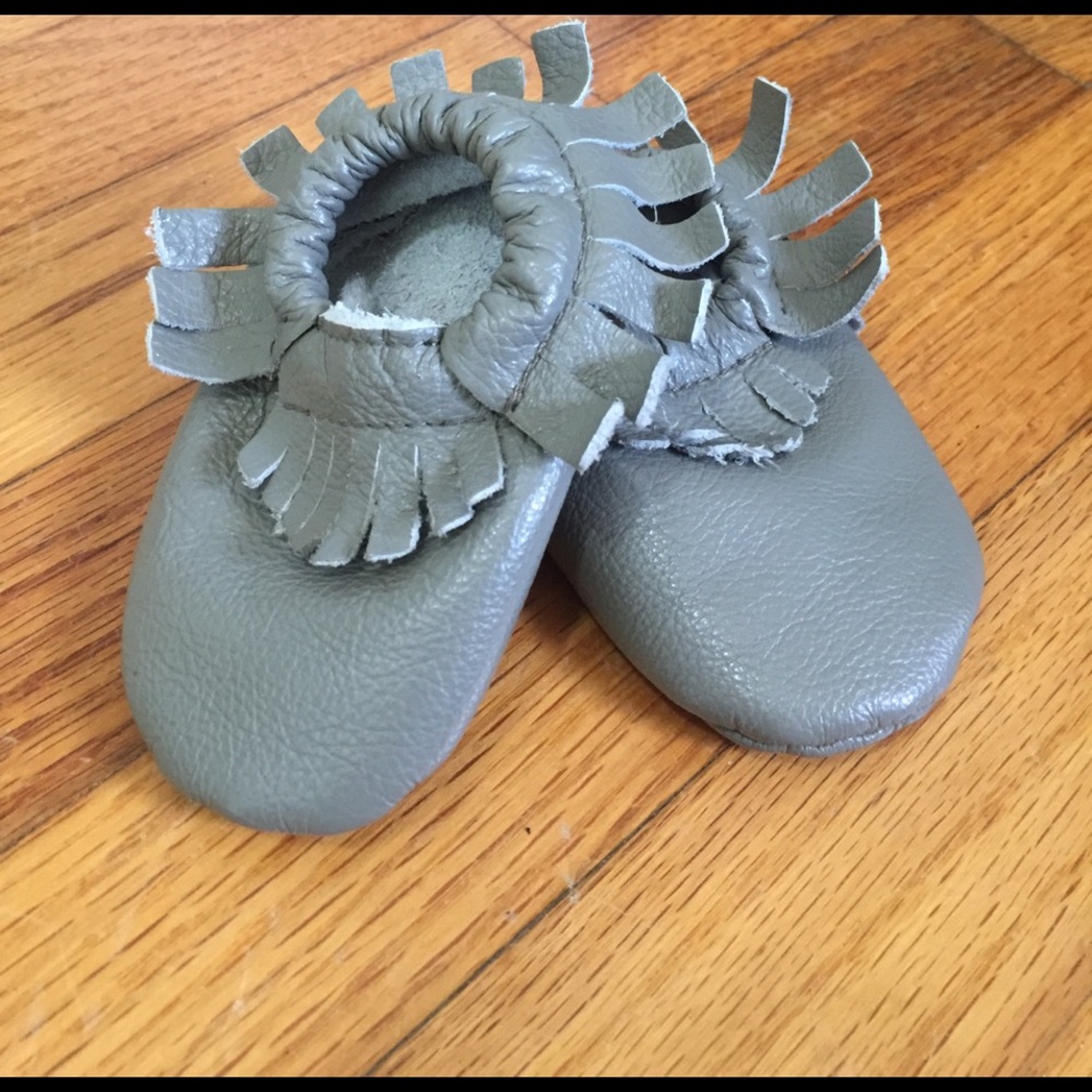 Leather moccasins