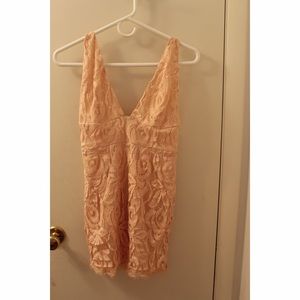 PINK LACE DRESS