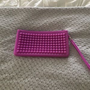 RUBBER "JELLY" PURPLE WRISTLET