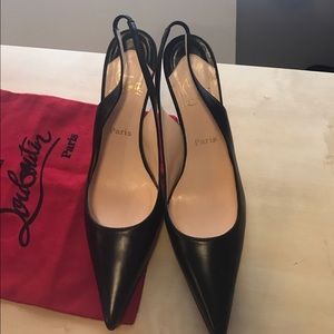 Christian Louboutin Apostrophy slingbacks .