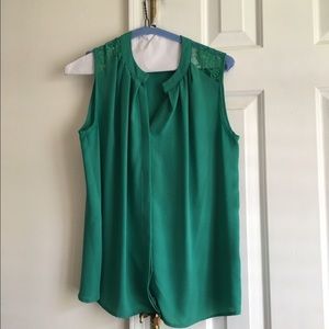 Green sleeveless top