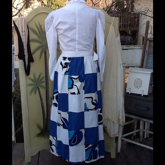 Vtg Patchwork 70s Wrap Skirt...So Cute!!! - Picture 4 of 4