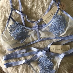Bralette set with thong