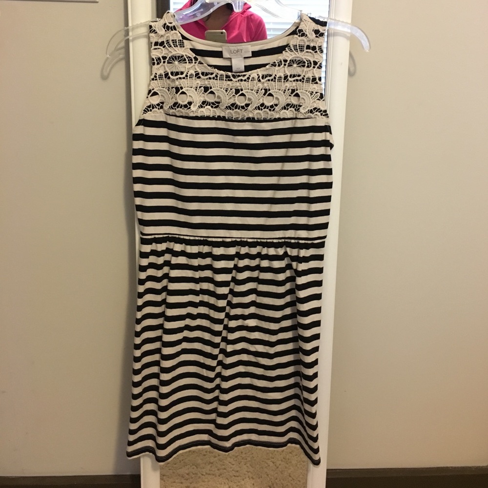 Loft striped dress