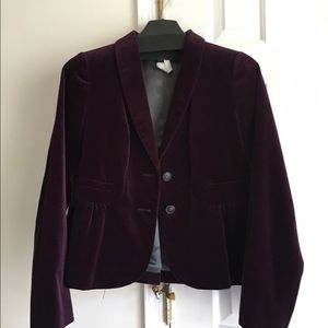 Velvet jacket