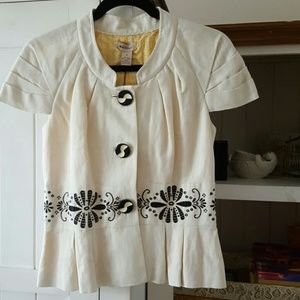 Anthropologie waisted jacket