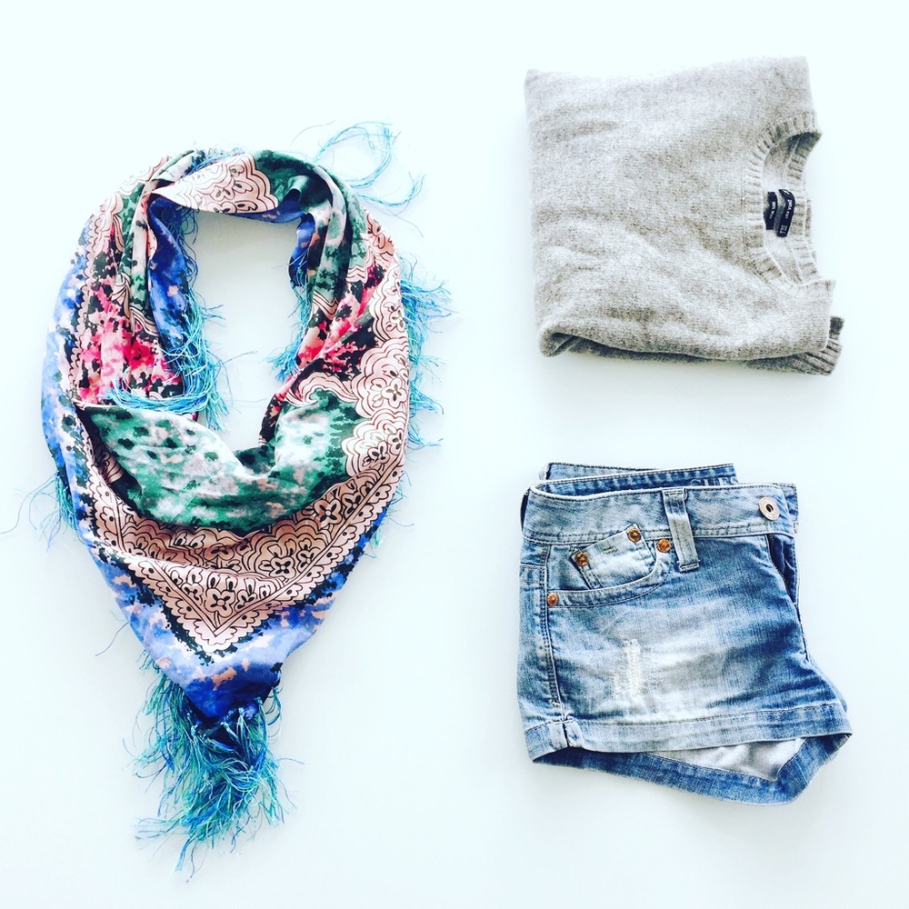 Zara knit 100% wool gray sweater