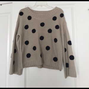 Polka dot sweater from Tobi!