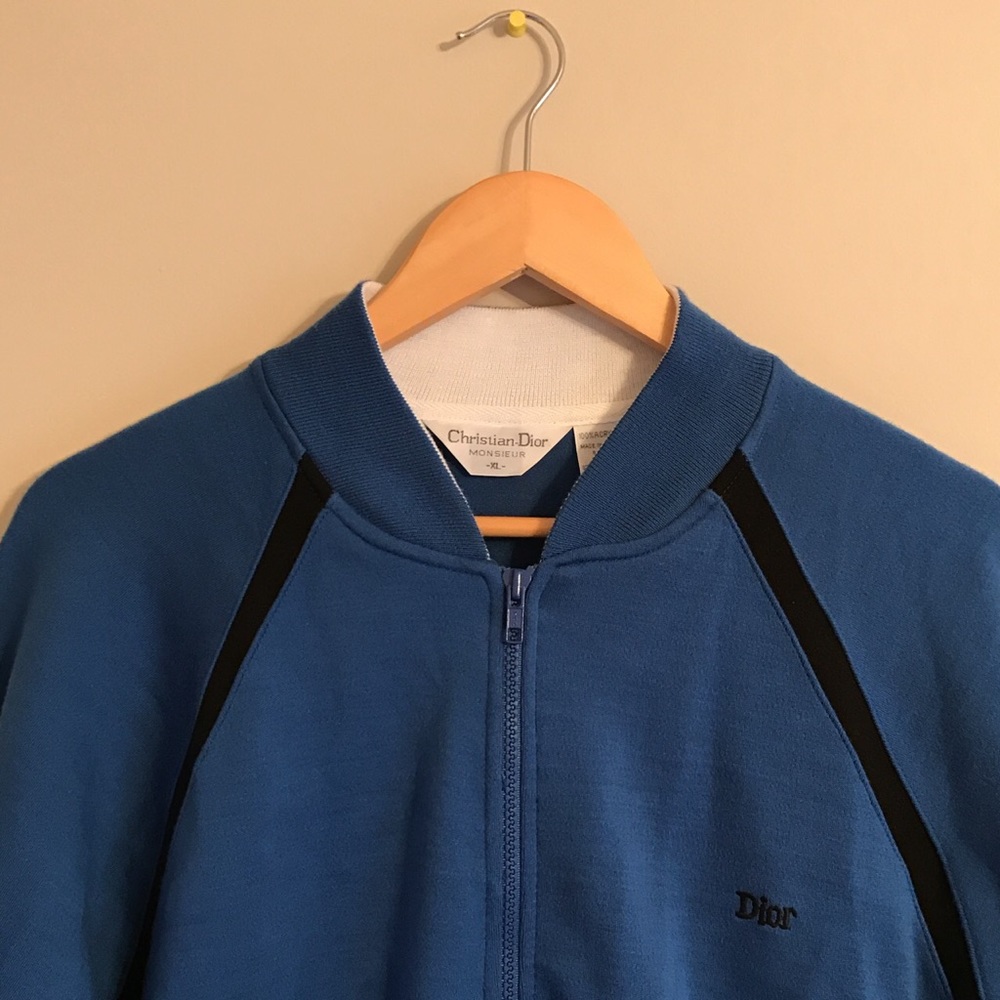 VINTAGE CHRISTIAN DIOR ZIP UP