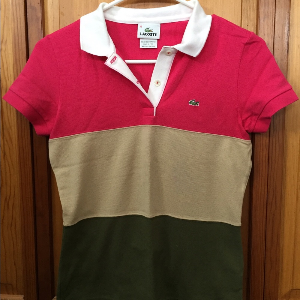 Lacoste polo size 38