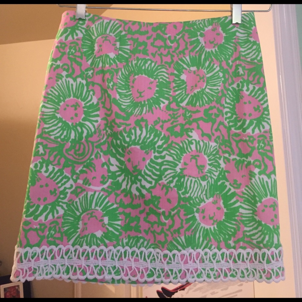 Lilly Pulitzer Cabana Pink Sunnyside Skirt