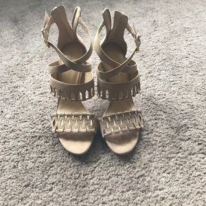 Nude sandals