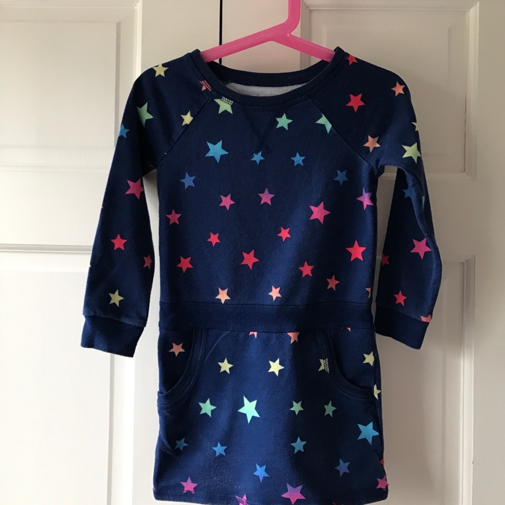 Star jersey dress