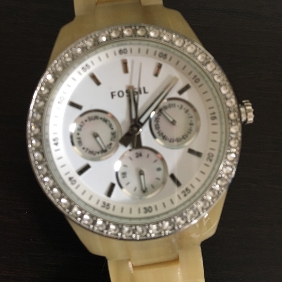 Jeweled Fossil Watch - Picture 2 of 4