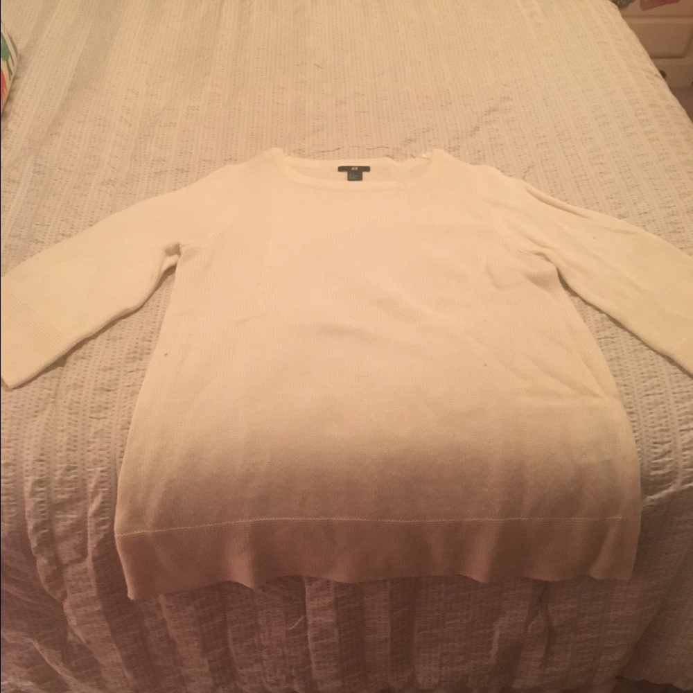 H&M cream sweater