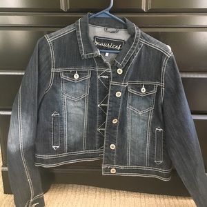 Maurice's Denim Crop Jacket