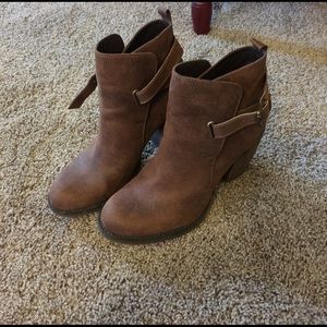 Brown booties