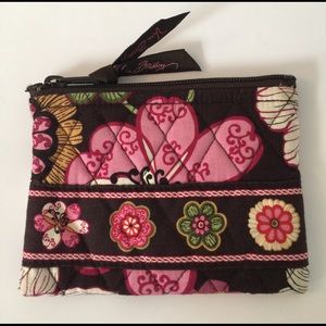 Vera Bradley Small Zip Case in Mod Floral Pink