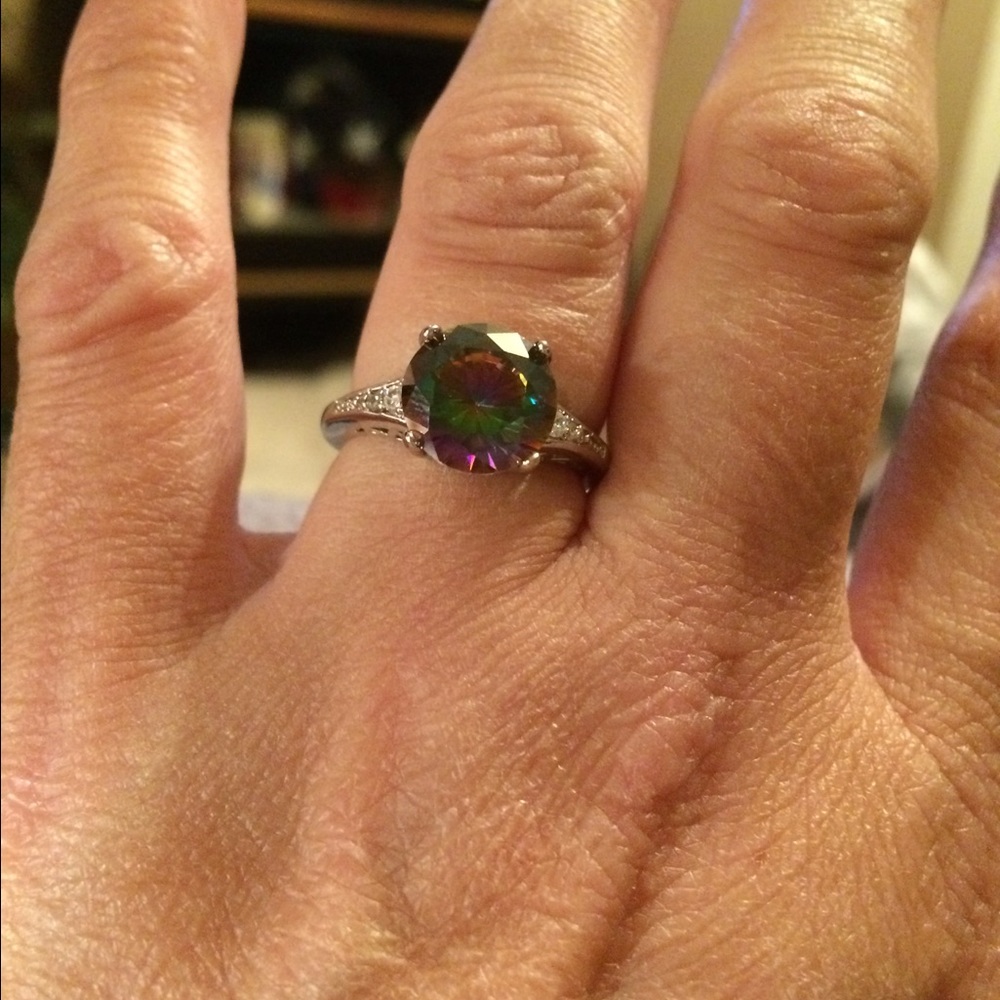Gemstones rings in 3 colors