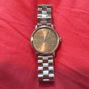 Marc by Marc Jacobs Silver W/ Slate Face Watch