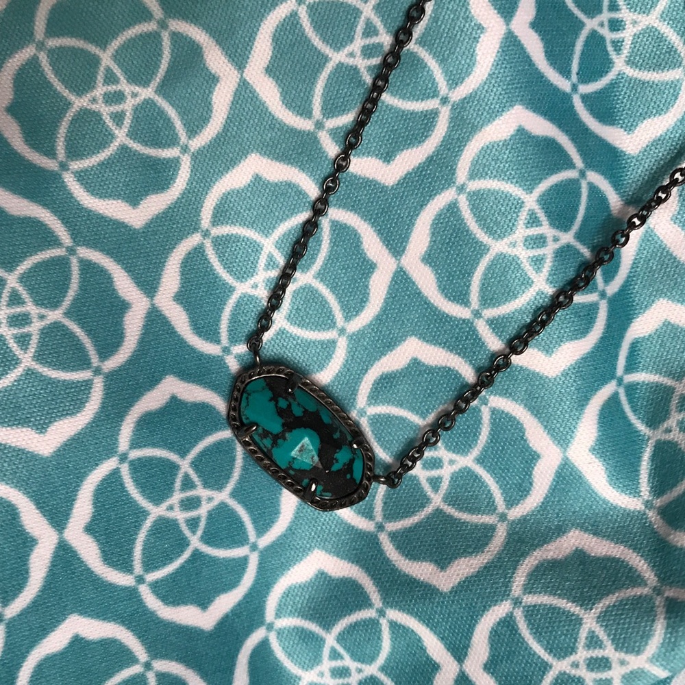 Variegated Teal Magnesiate Elisa Necklace 😍