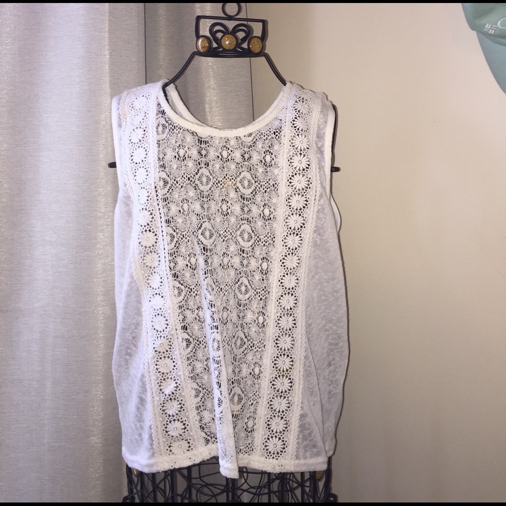 Lace tank