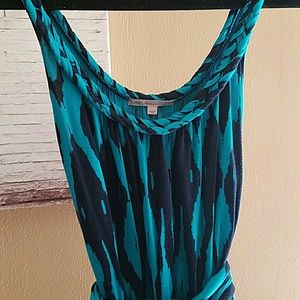 **SOLD** Gap blue and teal summer dress size S