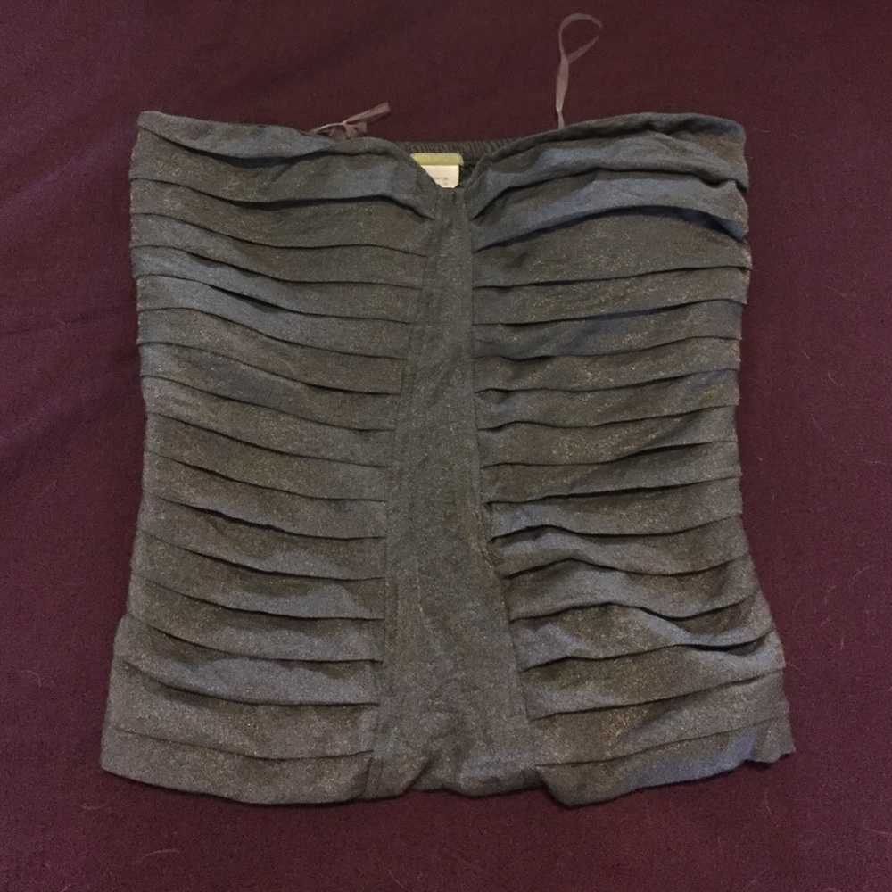 Grey Corset Top