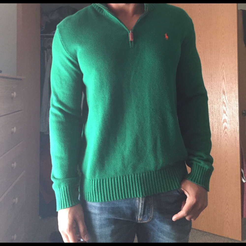 Green Ralph Lauren sweater