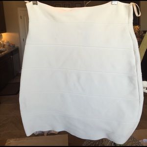 Bcbg. Bandage skirt. Creamy white