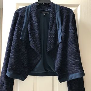 Boucle jacket in Navy