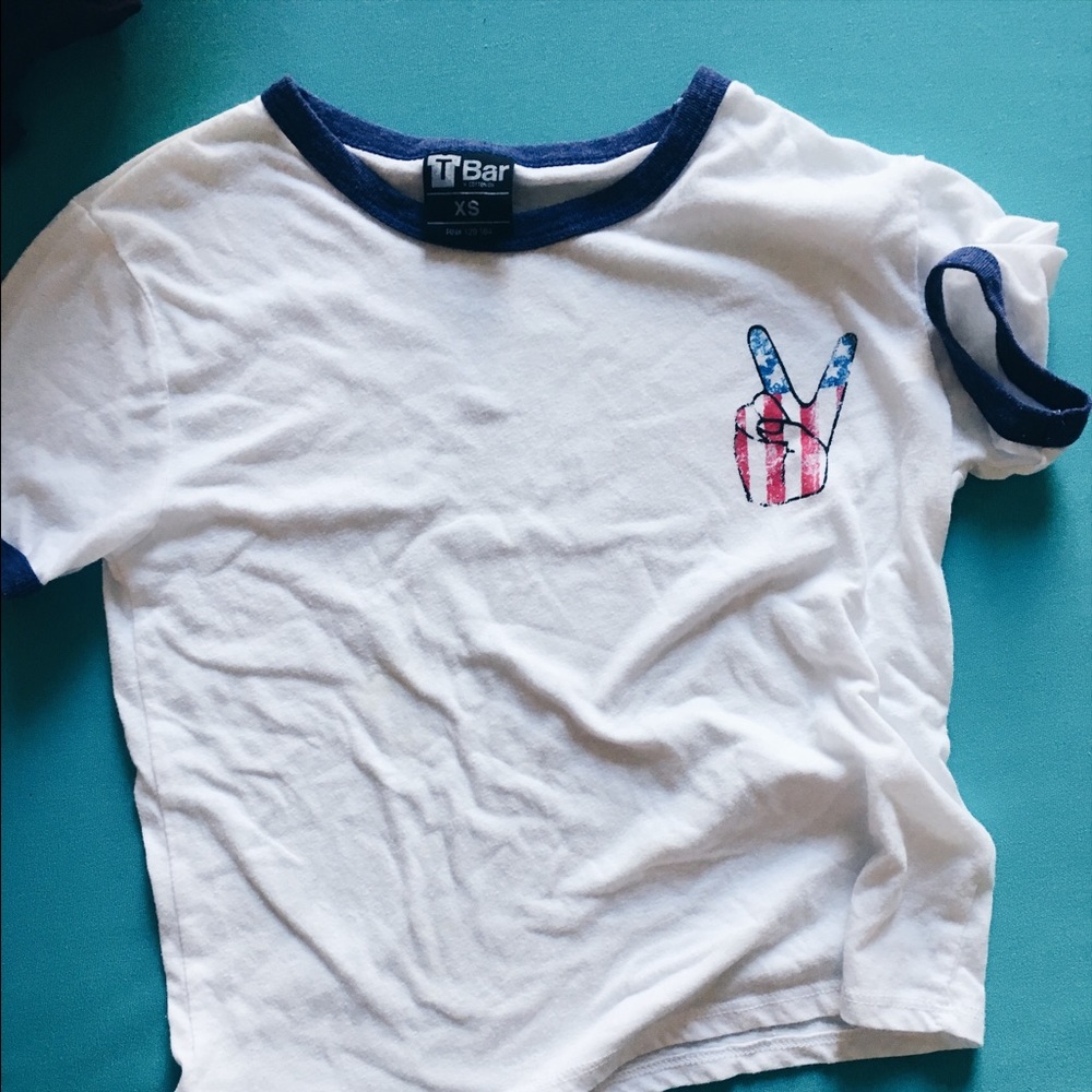 White Peace America T-Shirt