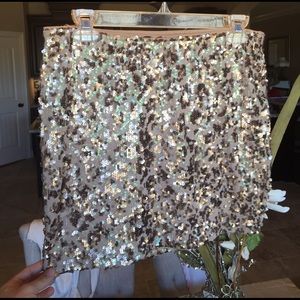 Sequin mini skirt