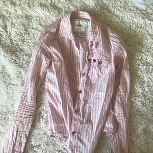 CLOSET CLOSEOUT Abercrombie striped blouse