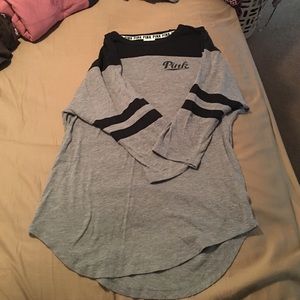 Pink Victoria Secret 3/4 Length Shirt