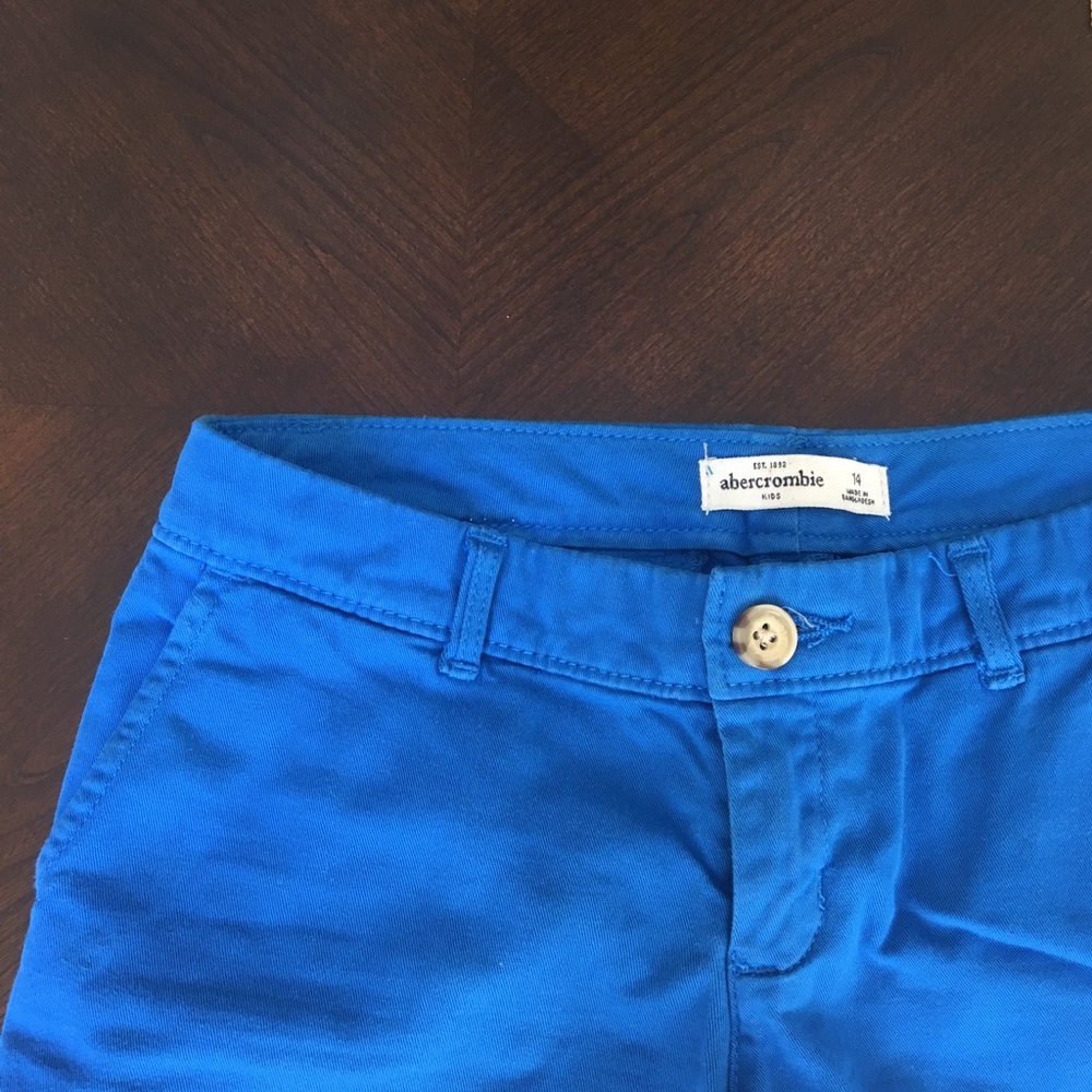 Bright Blue Abercrombie Kids Shorts! - Picture 2 of 4