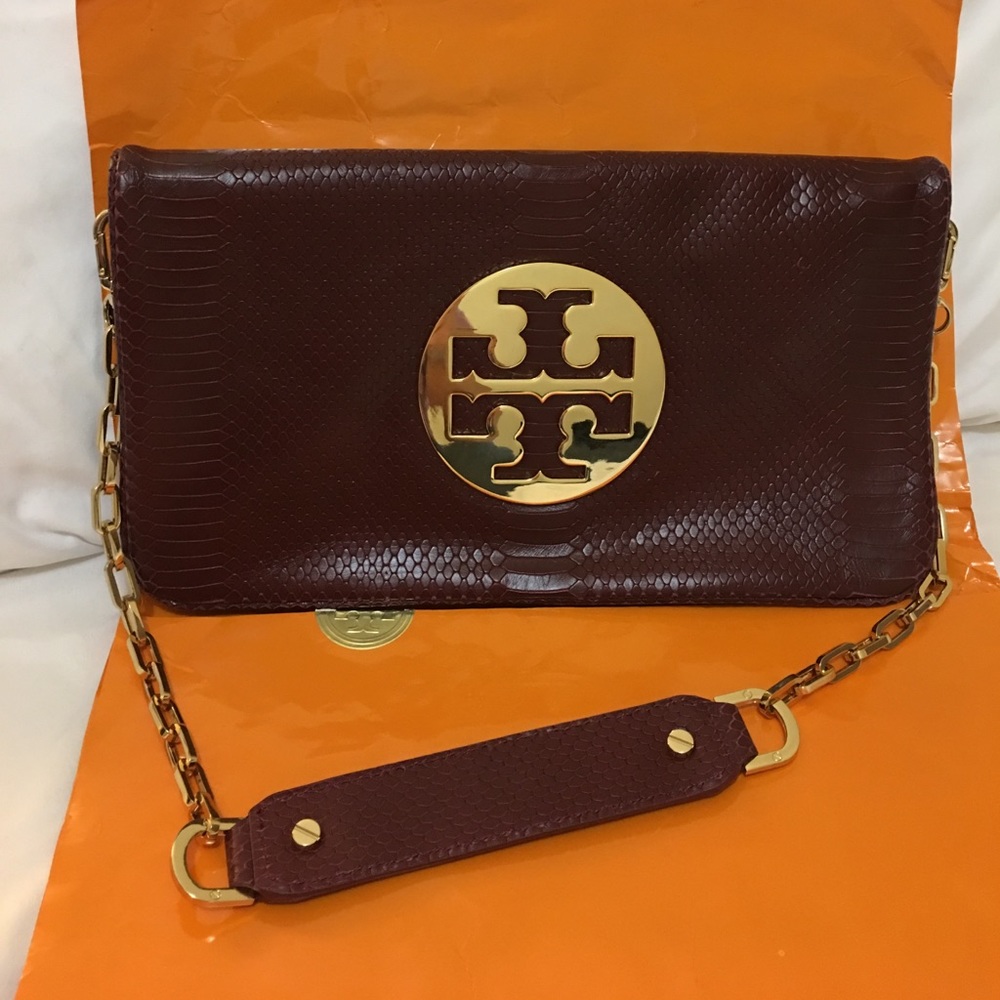 Tory Burch bag; color is Cabernet