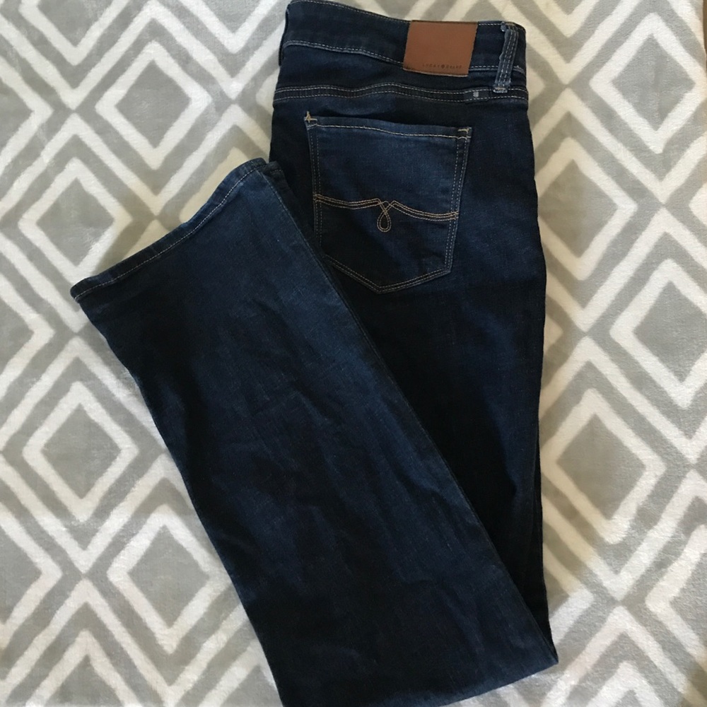 Lucky Brand Lolita Boot Dark Wash Jeans Size 10