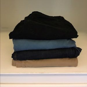 4 pairs of pants. Joe's jeans, rag and bone, etc