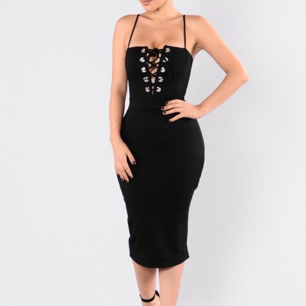 New with tags Midi tie up dress