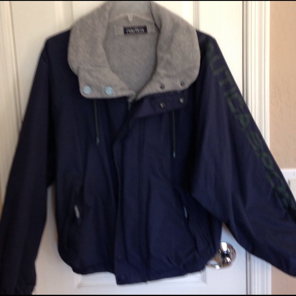 SOLD - Unisex Nautica Reversible Bomber Jacket