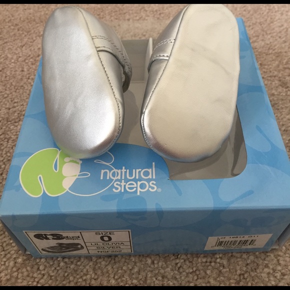 Silver Mary Jane Shoes - Picture 2 of 2