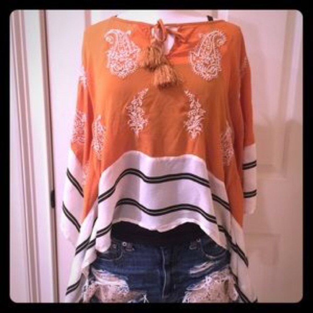 SOLD - Women's Anthropologie Floreat Tunic Top