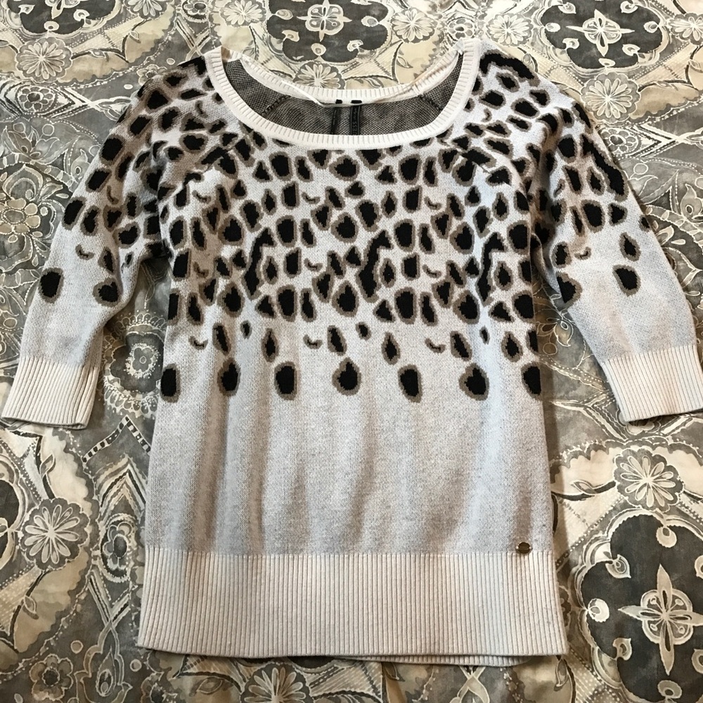 Guess Leopard 3/4 sleeve sweater