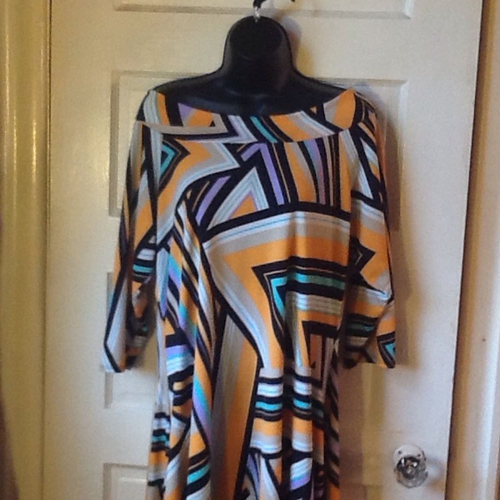 Ashley Stewart off the shoulder, hi-lo Dress