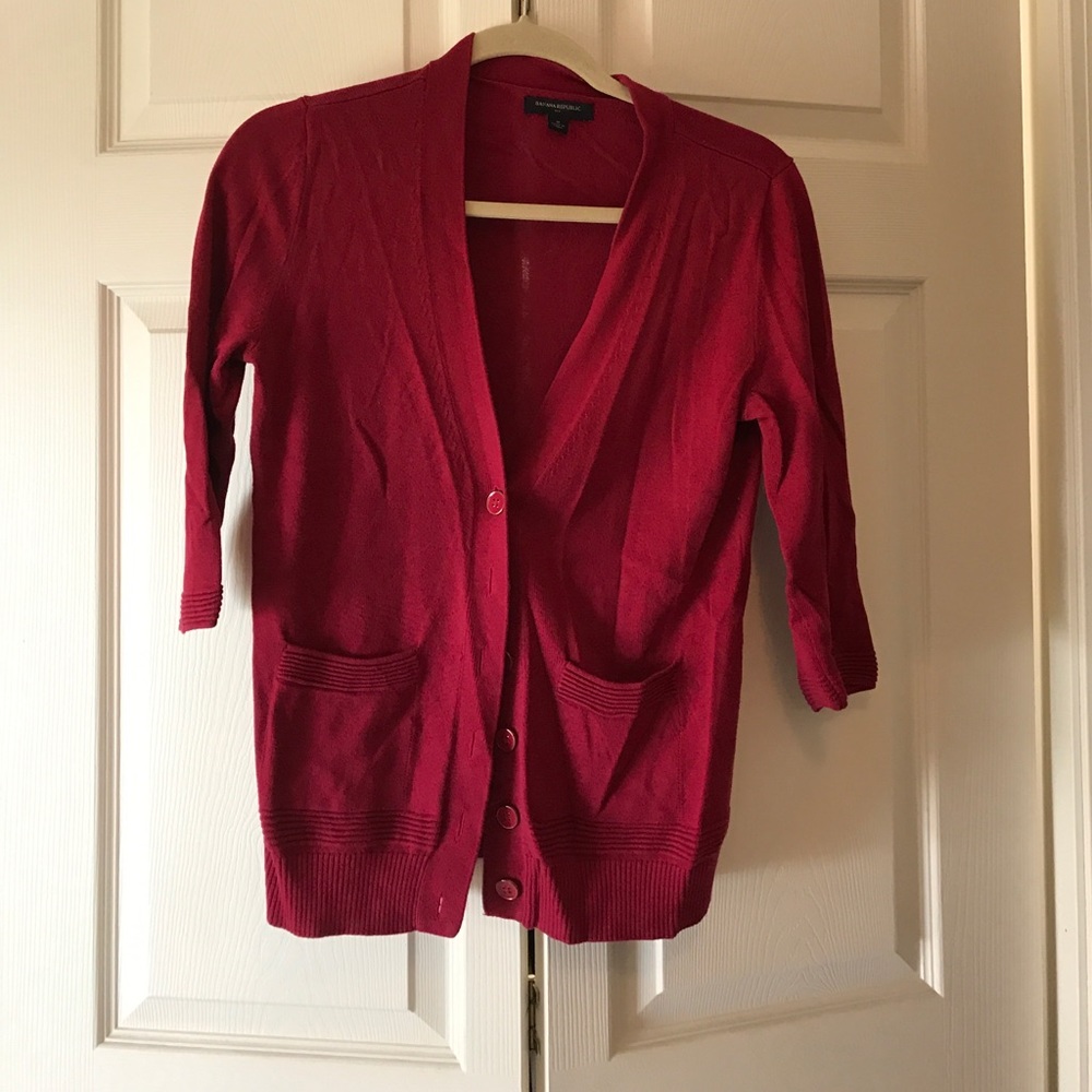 Banana Republic cardigan pink size Med