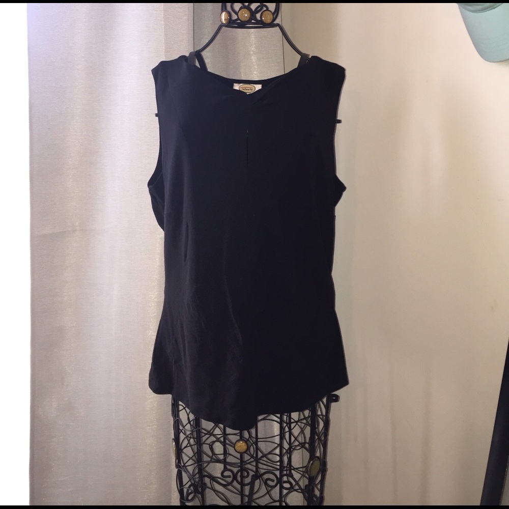 Black tank top