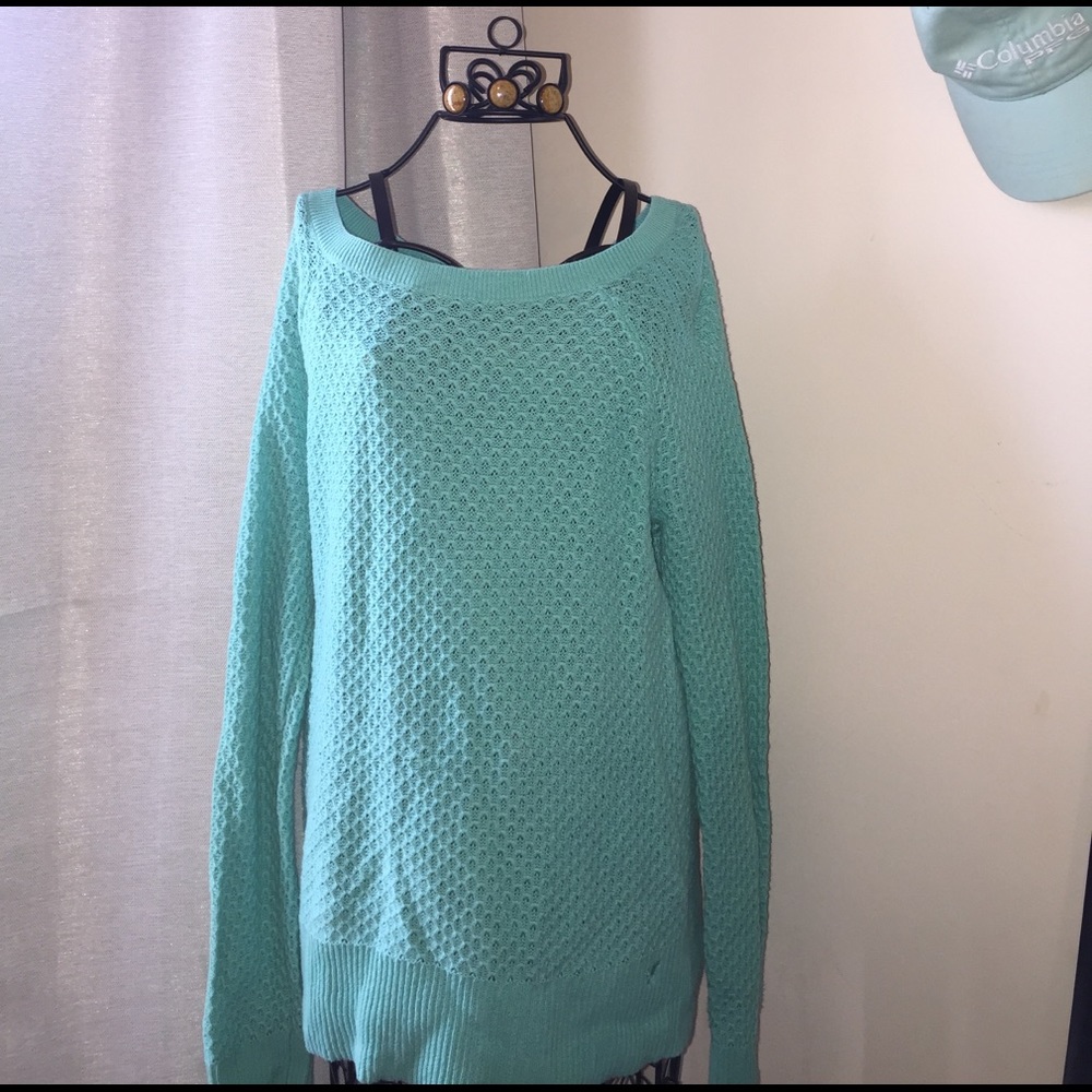 Turquoise sweater