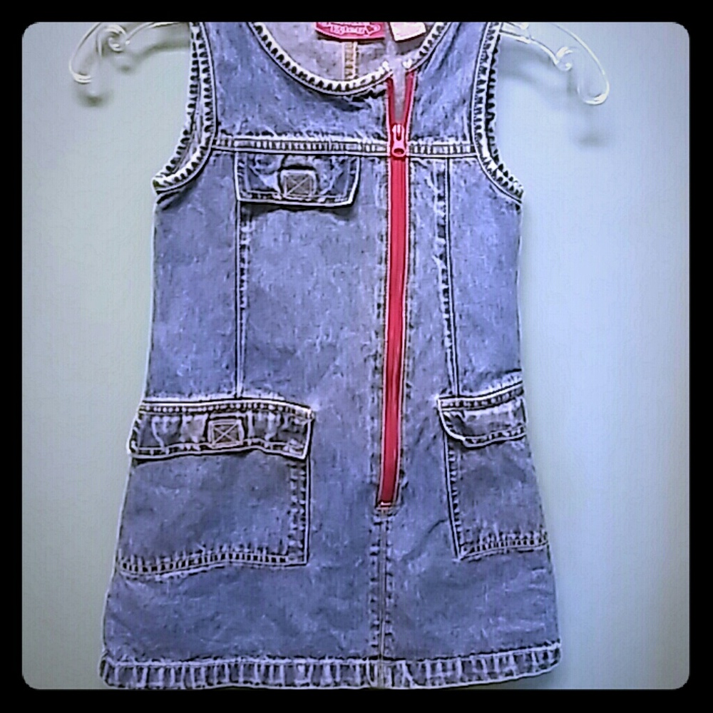 Cute Denim Dress by Jeanie Bleu