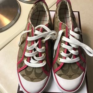Coach canvas shoes